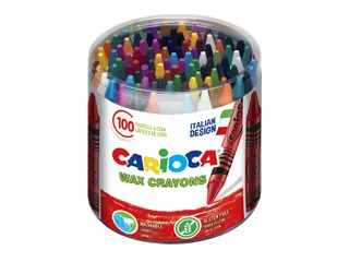 Waskrijt Carioca Maxi pot à 100 stuks assorti - 1