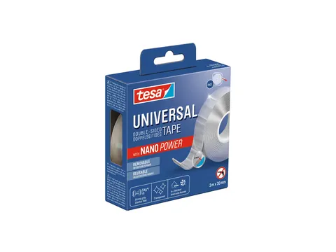 tesa Plakband Nano Power dubbelzijdig 30mmx3m