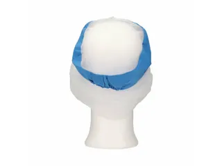Pet Met Klep Poly-Cotton Polyester Kroon Lichtblauw XL 100 Stuks - 3