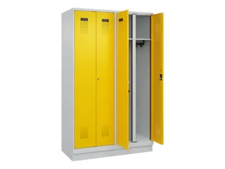 locker voor scheiding van kleding,HxBxD 1950x1200x500mm,4vak - 1