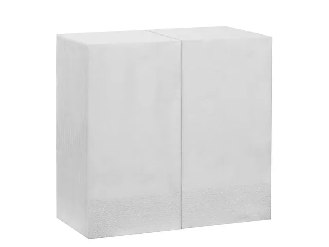 Servet Q-1020 wit 33x33cm Laags 2400 Stuks