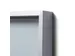 Vergrendelbaar notitiebord Indoor Slim 10xA4 met Schuifdeuren Zilver