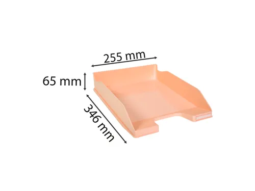 Brievenbak COMBO Pas tel koraal glossy