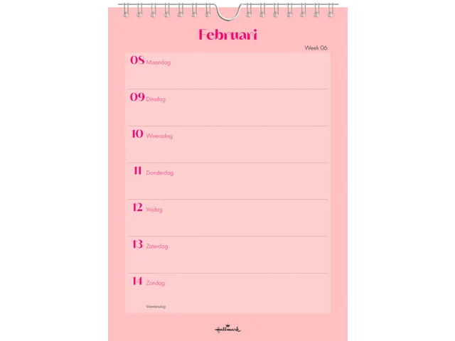 Calendrier hebdomadaire 2027 &C 165x230mm NL