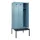 locker met bank,HxBxD 2120x900x815mm,3vak,vak B 300mm,cilinderslot
