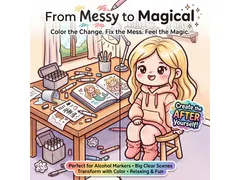 Kleurboek Cute Cozy From Messy to Magical