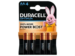 Batterij Duracell Optimum 4xAA 1.5V Alkaline - 1