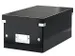 Dvd-box Leitz Click & Store 206x147x352mm Zwart 84% gerecycled karton