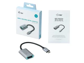i-tec Metal C31METALVGA60HZ, 0,15 m, USB Type-C, VGA (D-Sub), Mannelij - 1