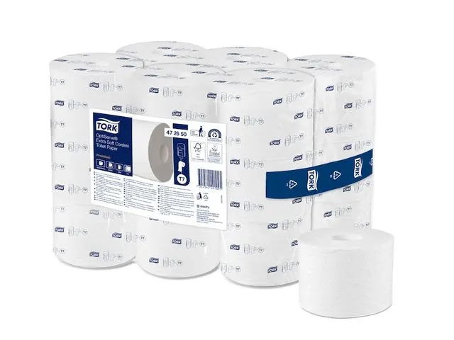 Tork T7 OptiServe 472650 Coreless Toiletpapier 3-laags 18 rollen