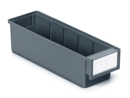 stellingbak,HxBxD 100x132x600mm,PP,rood