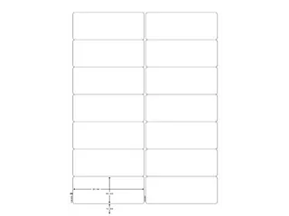 Q-Connect Multi-purpose etiketten A4 99,1x38,1mm Wit 1400 stuks - 4