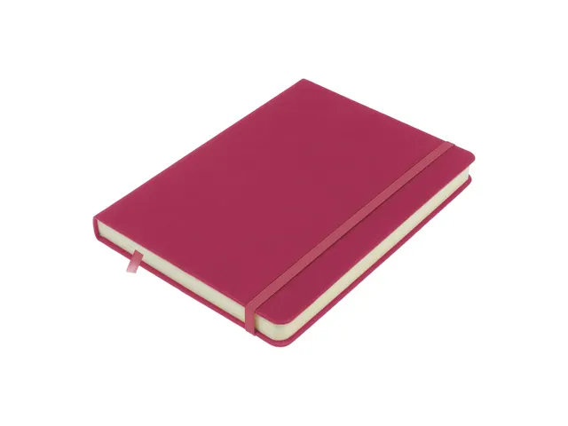 Schetsboek Kangaro A5 ruby PU HC 80 vel 140gr roomwit met elastiek en