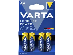 Batterij Varta Longlife Power 4x AA Alkaline 1.5V