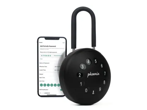 sleutelkluis,ØxD 100x50mm,2haak,romp zwart,front zwart