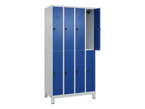 dubbeldekse locker,HxBxD 1950x1000x500mm,4x2vak.,vak B 250mm
