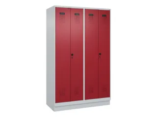 locker voor scheiding van kleding,HxBxD 1950x1200x500mm,4vak - 2