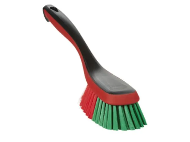 Vikan Transport handborstel 325mm lange vezels rubber stootrand