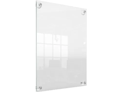 Premium Plus verplaatsbaar acryl informatiebord, wandgemonteerd, ft A3