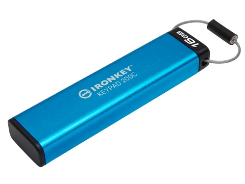 16GB USB-C IronKey Keypad 200C, FIPS 140-3 Lvl 3 (aangevraagd) AES-256