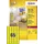 Etiket Avery L7651 Y-100 38.1x21.2mm Neon Geel 6500 Stuks