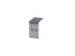 Poubelle tri sélectif 15 litres 355x200x300mm gris clair/gris