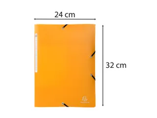 Elastomap OPAK PP 3klep A4 geel - 7