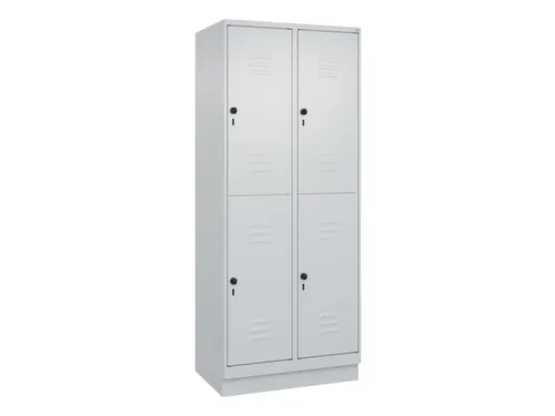 dubbeldekse locker,HxBxD 1950x800x500mm,2x2vak.,vak B 400mm
