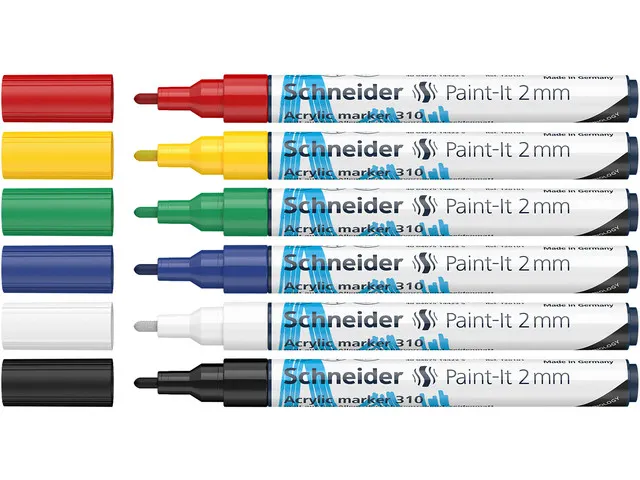 Acrylmarker Schneider Paint-It 310 2mm SIS-display Engels