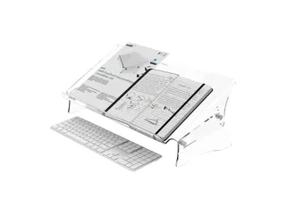 ErgoDoc concepthouder en toetsenbordhouder HV410 A3 transparant - 3