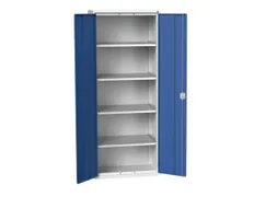 universele kast,HxBxD 2000x800x550mm,4xStalen bodem,draaigrendelslot