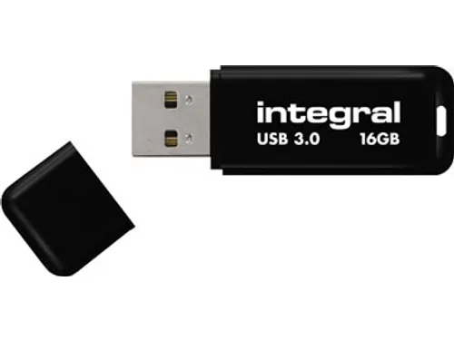 Integral Usb-Stick 3.0, 16Gb, Zwart