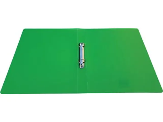 ringmap, voor ft A4, uit PP, 2 ringen van 25mm, transparant gro