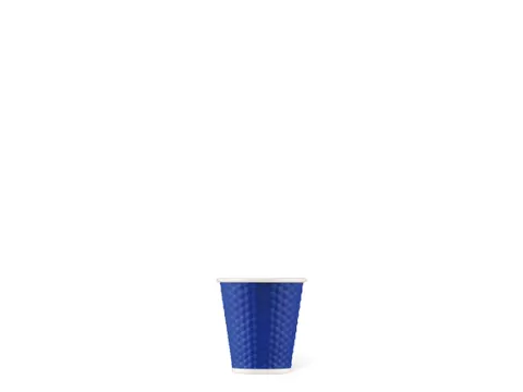 Beker porselein Les Artistes Paris 180ml met siliconen grip Blauw