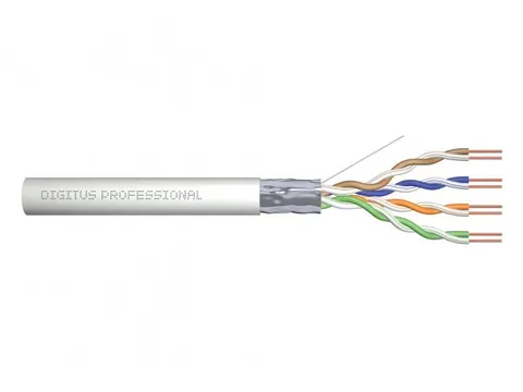 CAT 5e F-UTP installatiekabel 100 MHz Eca (PVC) AWG 24/1 305m Sx Grijs