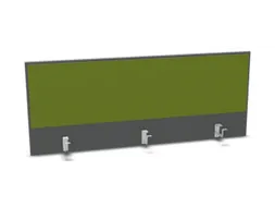 opzetpaneel bureau aanbouw achter MS-donkergrijs BN7048-groen 1400mm