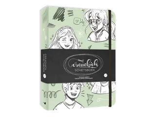 Schetsboek CreaChick Sage Green 15.5x21.3cm 240gr 54 vel - 1