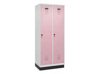 locker,HxBxD 1950x800x500mm,2vak,vak B 400mm,draaigrendel,sokkel - 3