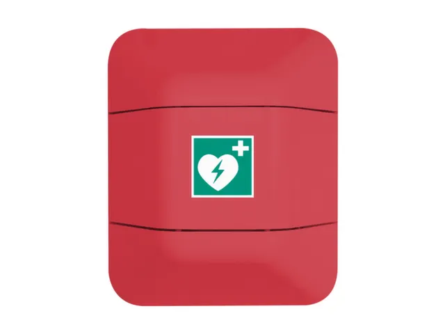 noodgevallenkast,HxBxD 528x434x225mm,leeg/v. 1x defibrillator