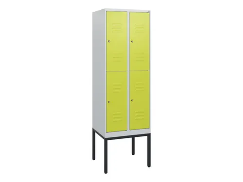 dubbeldekse locker,HxBxD 1950x600x500mm,2x2vak.,vak B 300mm