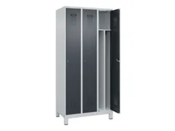 locker voor scheiding van kleding,HxBxD 1950x900x500mm,3vak