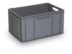 Euronorm Stapelkrat Hxlxb 320x600x400mm 63liter Grijs