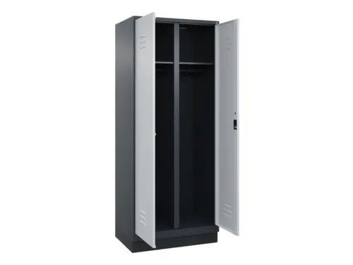 locker voor scheiding van kleding,HxBxD 1950x800x500mm,2vak