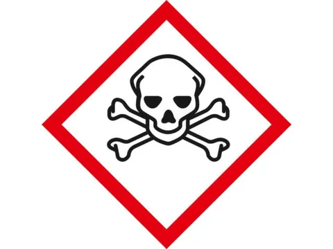 Gevarensymbool Giftig/zeer Giftig Lxb 26X26Mm Rol