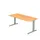 In hoogte verstelbaar bureau,HxBxD 680-850x1800x800mm,blad beuken