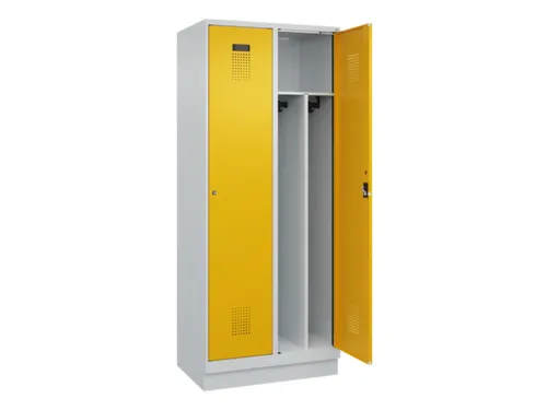 locker voor scheiding van kleding,HxBxD 1950x800x500mm,2vak