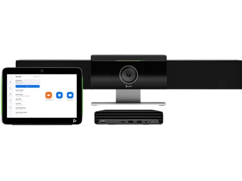 Poly Studio Medium Room Bundle for Zoom Rooms: Studio USB Video Bar an