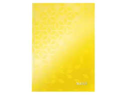 Notitieboek Leitz WOW A5 lijn geel