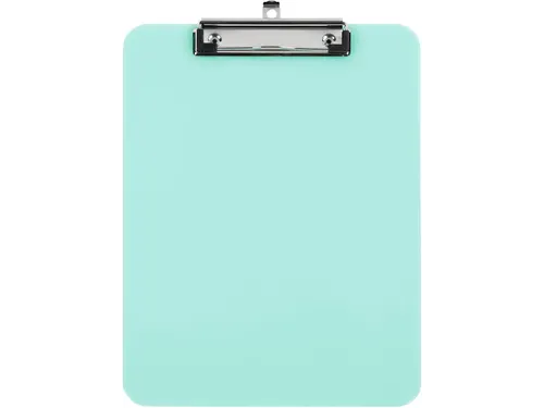 Klemplaat Pastel A4 Polystyreen assorti Paars of groen