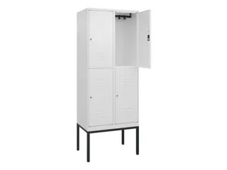 dubbeldekse locker,HxBxD 2120x800x500mm,2x2vak.,vak B 400mm - 2